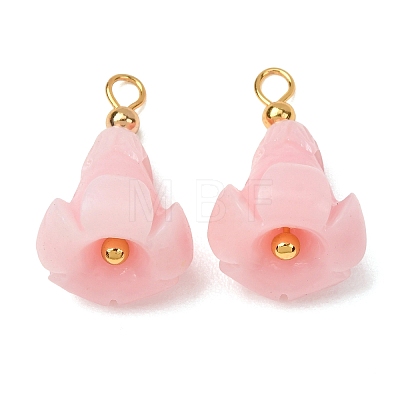 Dyed Synthetic Coral Pendants GG-CBAC295-02G-04-1
