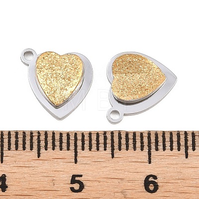 Valentine's Day 304 Stainless Steel Charms SA-H001-03GP-1