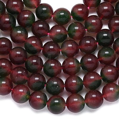 Natural Malaysia Jade Beads Strands G-B165-C03-14mm-1
