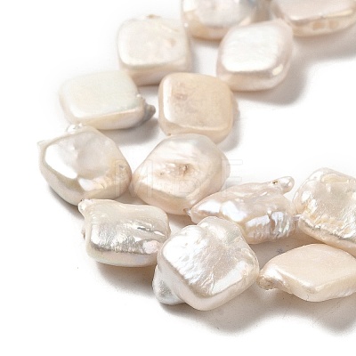 Natural Keshi Pearl Beads Strands PEAR-E016-041-1
