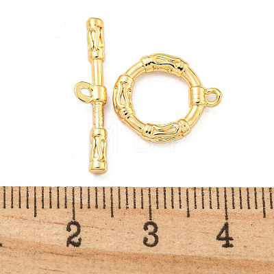 Brass Toggle Clasps KK-A223-14G-1