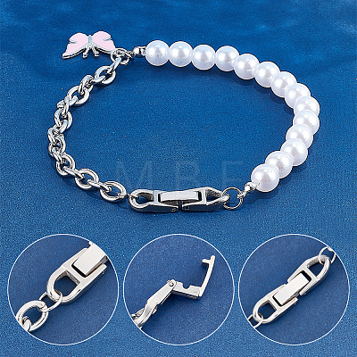 Unicraftale 6Pcs 3 Styles 304 Stainless Steel Fold Over Clasp FIND-UN0001-45-1