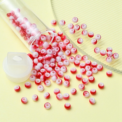 6/0 Opaque Glass Seed Beads SEED-YW0002-13L-1