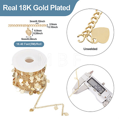 Rack Plating Brass Curb Chains CHC-TA0001-10-1