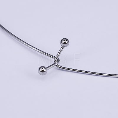Tarnish Resistant 304 Stainless Steel Choker Necklaces LS-NJEW-O094-12P-1