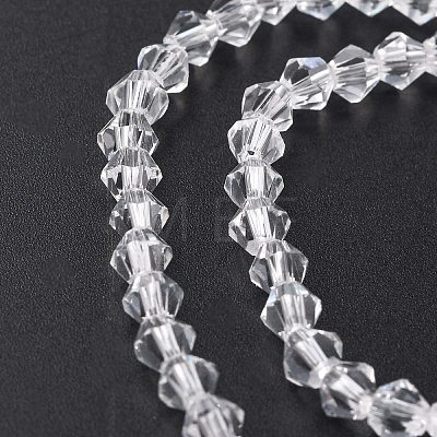 Transparent Glass Beads Strands EGLA-A039-T6mm-D13-1