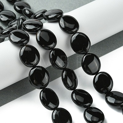 Natural Black Onyx(Dyed & Heated) Beads Strands G-K365-B12-02-1