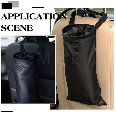 8Pcs Oxford Cloth Car Trash Can AJEW-GO0004-58-1