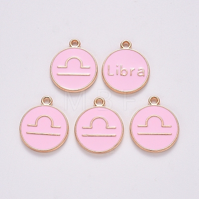 Alloy Enamel Pendants LS-X-ENAM-S124-01B-09K-1