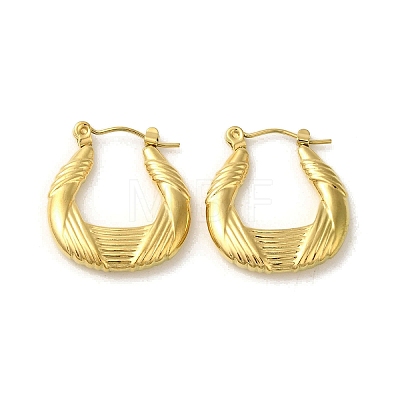 304 Stainless Steel Hoop Earrings for Women EJEW-B054-16G-1