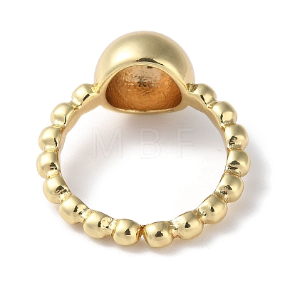 Rack Plating Brass Finger Ring for Women RJEW-K247-07G-1