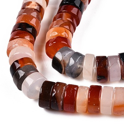 Natural Red Agate Beads Strands G-T138-52-1