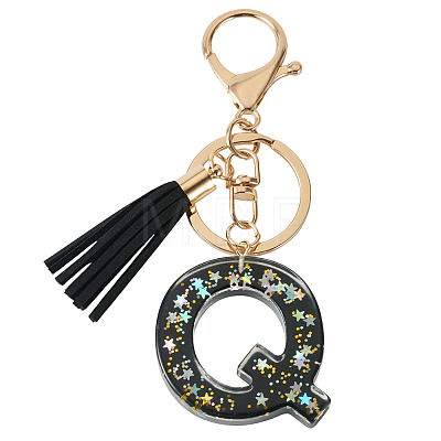 1Pc Resin Letter Keychains KEYC-TADJ0001-09Q-1