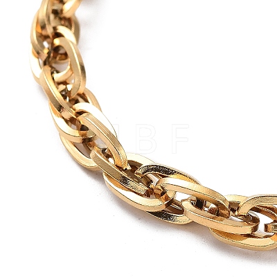 304 Stainless Steel Chain Necklaces NJEW-Q335-11G-1