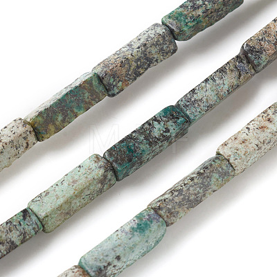 Natural African Turquoise(Jasper) Beads Strands G-G837-02-1