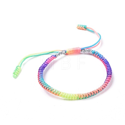 Nylon Thread Braided Bracelets BJEW-JB04355-1