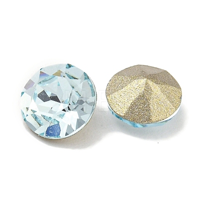 Glass Rhinestone Cabochons RGLA-L029-13B-263-1