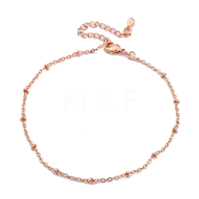 Brass Satellite Chains  Bracelets for Women BJEW-G735-19RG-1