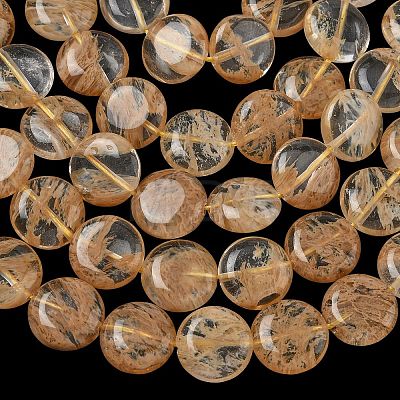 Watermelon Stone Glass Beads Strands G-L648-B14-15mm-1