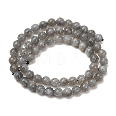Natural Labradorite Beads Strands G-H326-01-6MM-1-1