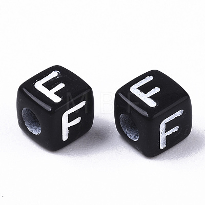 Opaque Acrylic Beads SACR-N002-01F-1