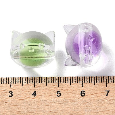 Transparent Acrylic Beads OACR-H112-06C-1