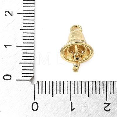 Brass Micro Pave Cubic Zirconia Pendants KK-P290-27G-1