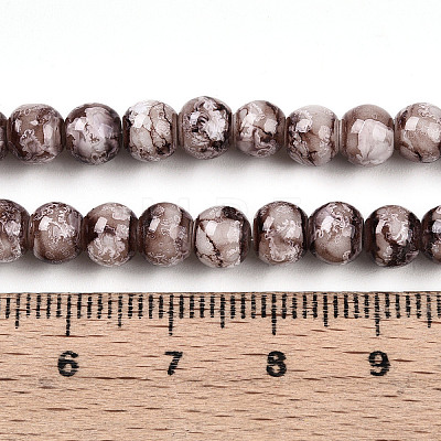 Baking Paint Glass Beads X1-DGLA-N003-6mm-A05-1