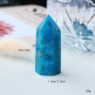 Point Tower Natural Apatite Home Display Decoration PW-WG91959-04-1