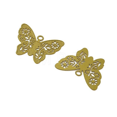Spray Paint 430 Stainless Steel Charms STAS-C153-09L-1