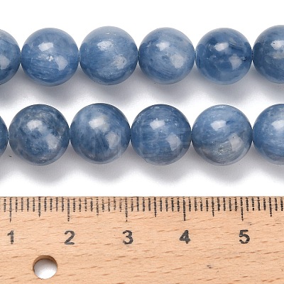 Natural Kyanite Beads Strands G-C259-B01-10mm-01-1