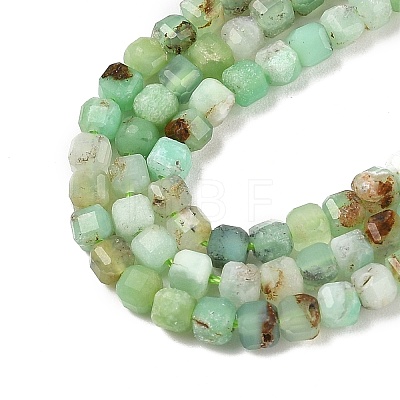 Natural Chrysoprase Beads Strands G-G140-C07-02A-1