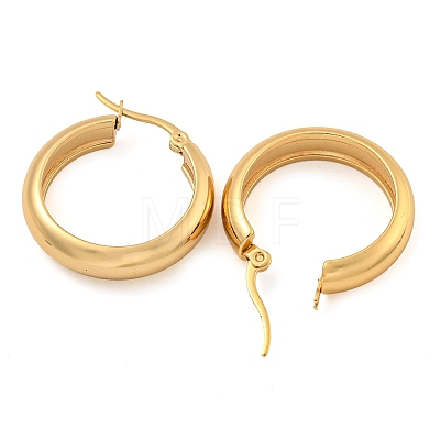 202 Stainless Steel Hoop Earrings X-EJEW-H003-38G-03-1