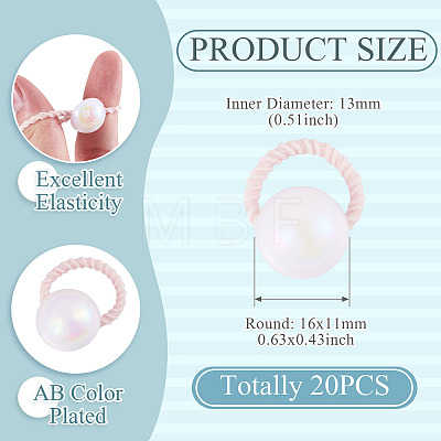 10Pcs Plastic Girls Hair Accessories OHAR-TAC0011-001C-1