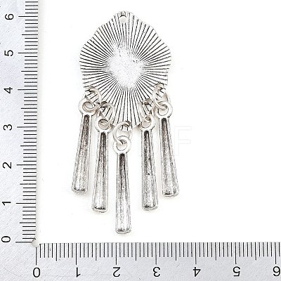 Tibetan Style Alloy Big Pendants AL-CBAAECB-02AS-A-1