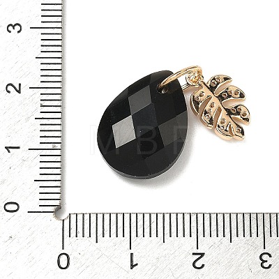 Natural Black Onyx(Dyed & Heated) Pendants G-K422-02KCG-01-1