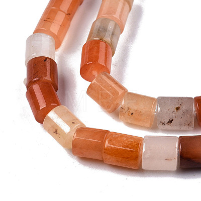 Natural Pink Aventurine Beads Strands X-G-N326-150-B01-1