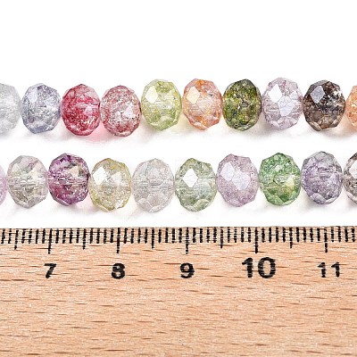 Transparent Glass Beads Strands GLAA-T023-6mm-A15-1