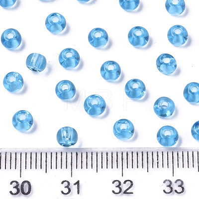 Transparent Glass Beads SEED-S040-09A-07-1