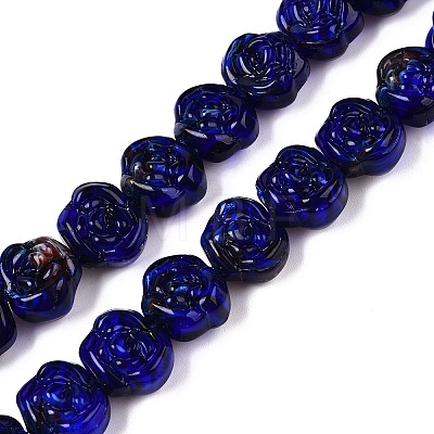 Handmade Lampwork Beads Strands LAMP-T021-26J-1