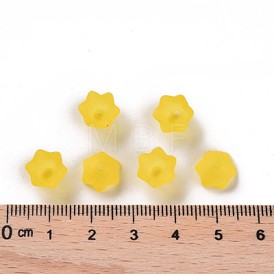 Transparent Acrylic Beads Caps PL543-2-1