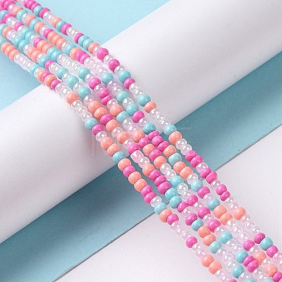 Glass Seed Bead Strands X-LAMP-B021-04G-1