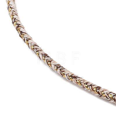 2.5MM Round Nylon Cotton Cord Necklace Making NJEW-C106-01RG-09-1