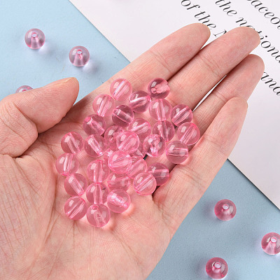 Transparent Acrylic Beads MACR-S370-A10mm-704-1