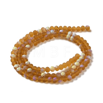 Transparent Glass Beads Strands EGLA-A044-T4mm-MB02-1