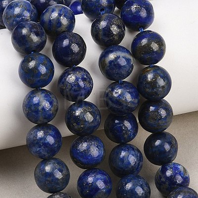 Natural Lapis Lazuli Beads Strands G-S333-10mm-013-1