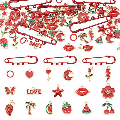 DIY Brooch Making Kits DIY-TA0014-88-1