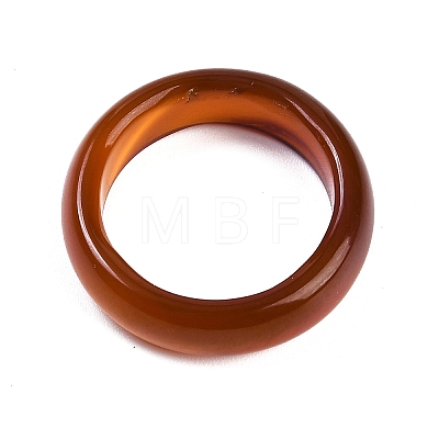 Dyed & Heated Natural Agate Finger Rings for Women RJEW-Z075-02O-1