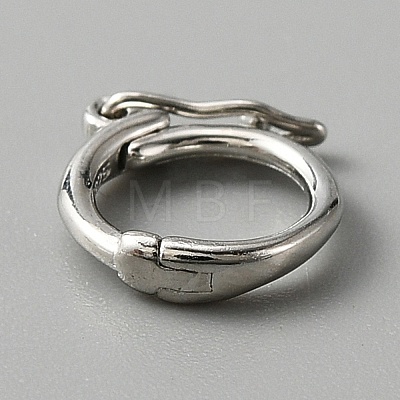 925 Sterling Silver Twister Clasps FIND-NB0007-46P-1