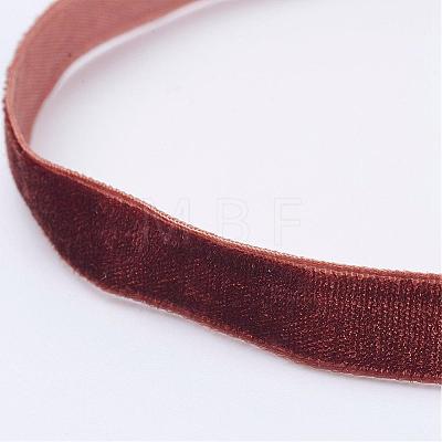Cloth Gothic Choker Necklaces NJEW-E085-30I-1